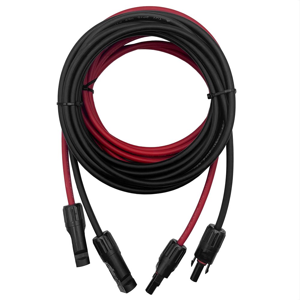 7m MC4 zu MC4 Verbindungskabel 6mm² rot/schwarz