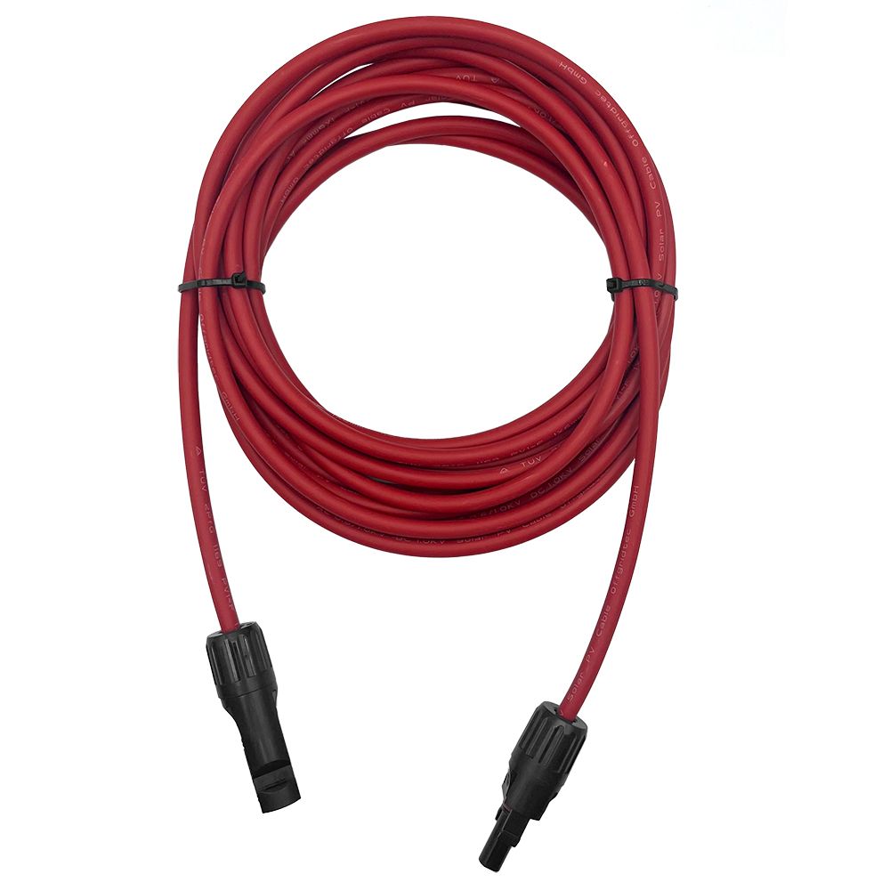 7m MC4 zu MC4 Verbindungskabel 6mm² rot/schwarz